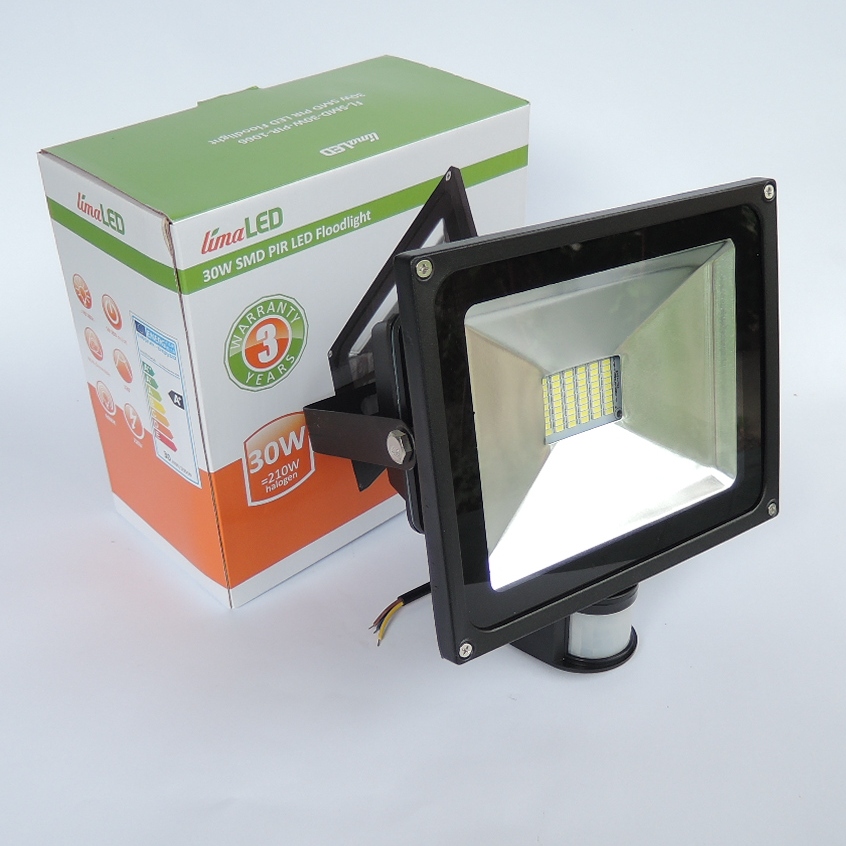 30W PIR SMD LED ПРОЖЕКТОР 6000К 30W PIR SMD LED ПРОЖЕКТОР 6000К