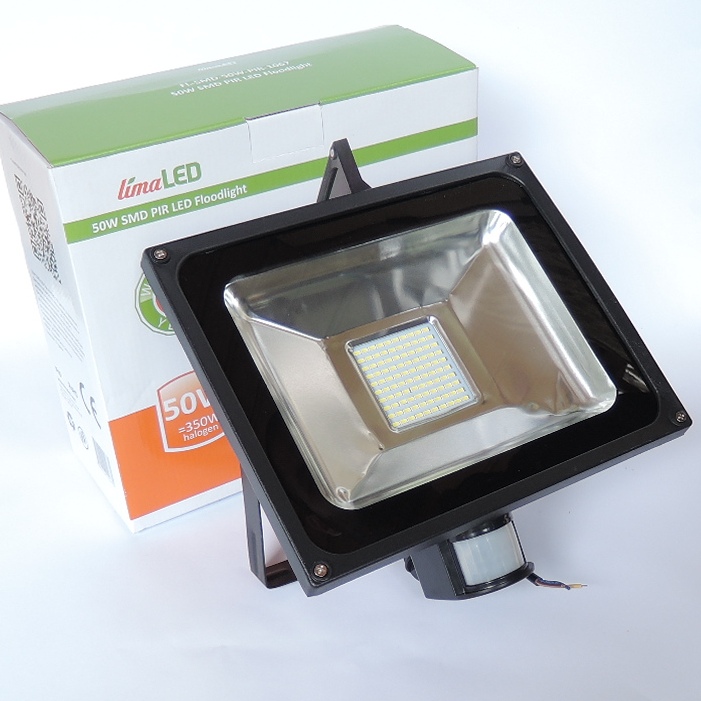 50W PIR SMD LED ПРОЖЕКТОР 6000К