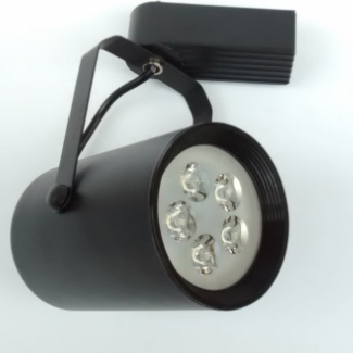 5W Релсов Прожектор Топла Светлина 3000K -Черен