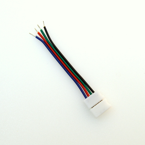 Едностранен Конектор с кабел за RGB LED Лента SMD5050