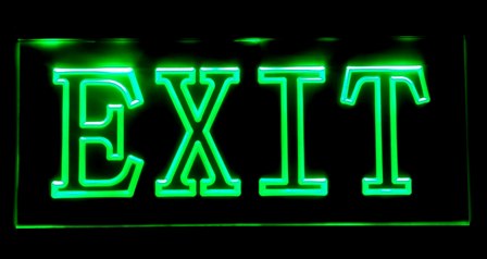 Луксозна LED табелка - EXIT за Евакуационно осветление Луксозна LED табелка - EXIT за Евакуационно осветление