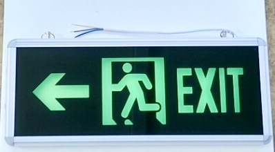 LED Табелка EXIT-ляво за Евакуационно осветление - Затвори