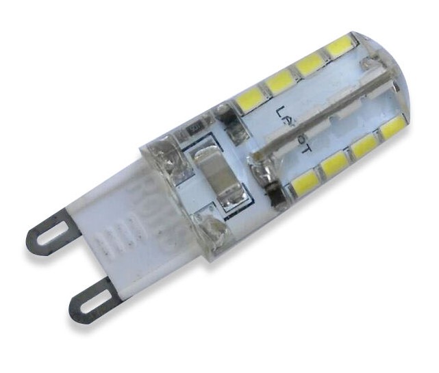 LED Лампа G9 220V 3W Неутрално Бяла Светлина 4500K