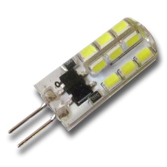 Димираща LED Лампичка G4 12V AC/DC 1.5W - Студено Бяла Светлина