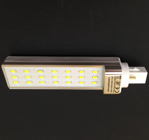 LED Лампа PL G24 10W 4 Пина - 6000K Студено Бяла Светлина LED Лампа PL G24 10W 4 Пина - 6000K Студено Бяла Светлина