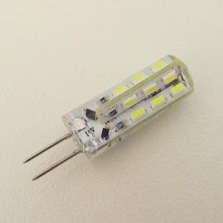 LED Лампичка G4 12V DC 1.5W Студено Бяла Светлина 6000K