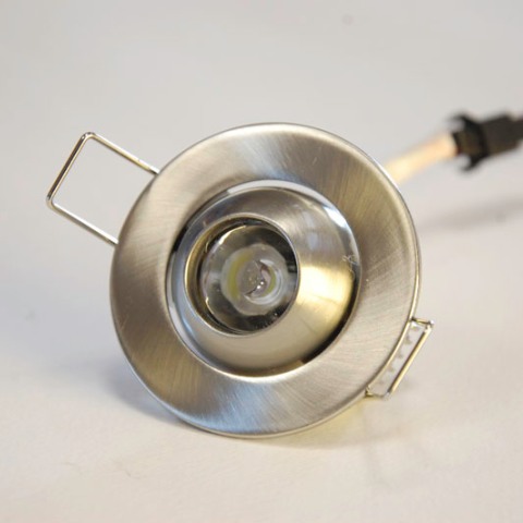 1W LED Луничка за вграждане 4500К неутрална светлина 1W LED Луничка за вграждане 4500К неутрална светлина