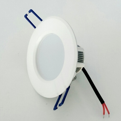 2W LED SMD Луна за Вграждане Топла Светлина 3000К PVC Корпус - Затвори