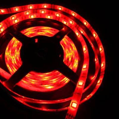 1m. Червена - LED Лента SMD2835 60 LEDs 4,8W Влагозащитена IP65