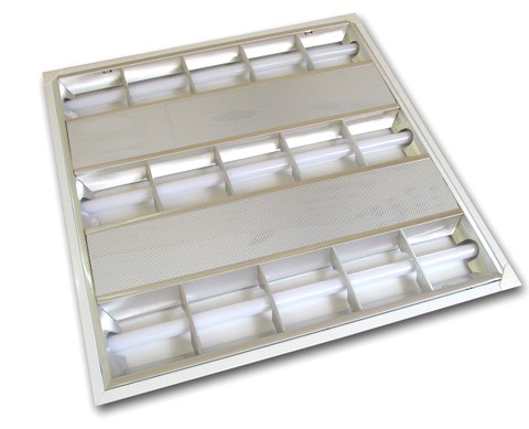 24W Офис LED Пано 600x600mm за Вграждане Модел - Монца 6000K Студено Бяла Светлина Комплект с 3 LED Пури T5 x 8W 24W Офис LED Пано 600x600mm за Вграждане Модел - Монца 6000K Студено Бяла Светлина Комплект с 3 LED Пури T5 x 8W