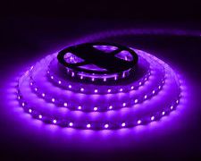 Комплект Лилава UV LED Лента 5 метра 300 leds SMD5050 72W + Димер и Захранване