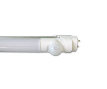 LED Пура T8 120см 18W Студено Бяла Светлина-6000K С PIR Датчик за Движение