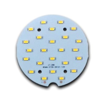 12W LED Свтодиодна платка 3000К-Кръгла - Затвори