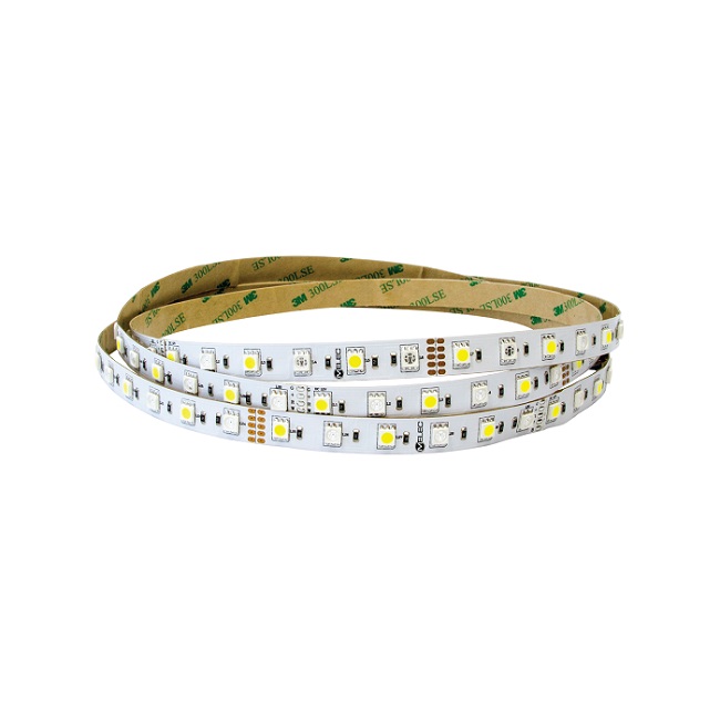 RGB+W 3000K LED Лента 5 метра 300 leds SMD5050 72W 10mm 3,58лв 60 LEDs 14.4W на Метър - Затвори