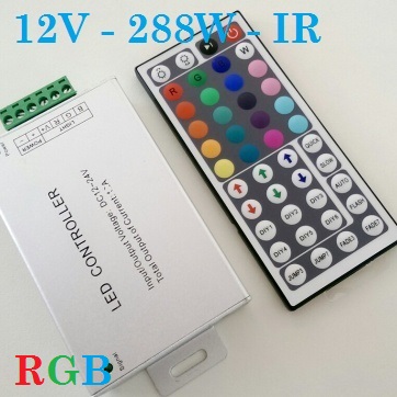 RGB LED Контролер IR с Дистанционно Управление 288W - 44 бутона