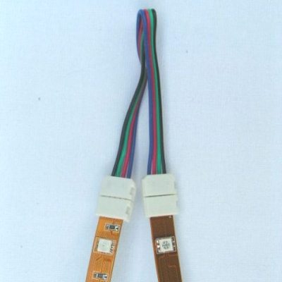 Конектор с кабел за RGB LED Лента SMD5050 - Затвори