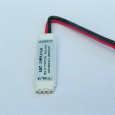 Мини Усилвател за RGB LED Ленти 72W Мини Усилвател за RGB LED Ленти 72W