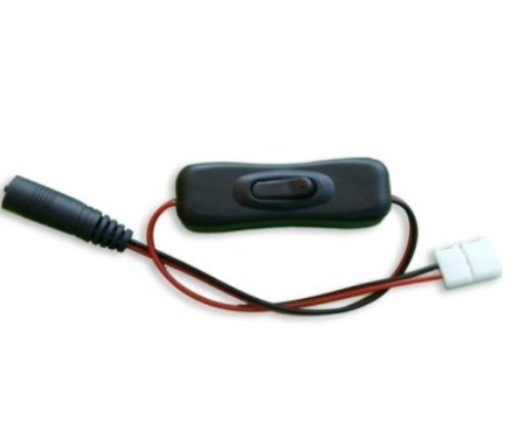 Захранващ Конектор сКлюче и Букса за едноцветна LED Лента SMD5050 Захранващ Конектор сКлюче и Букса за едноцветна LED Лента SMD5050